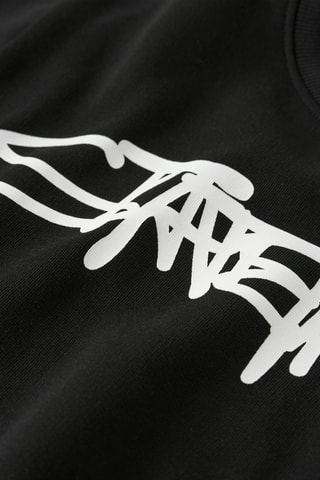 Sweat em algodão biológico - Preto - Name It