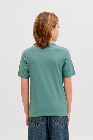 T-shirt em algodão biológico - Verde - Jack & Jones