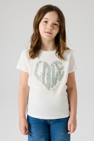 T-shirt em algodão biológico - Branco - Name It