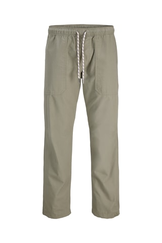 Calças em algodão biológico - Caqui - Jack & Jones