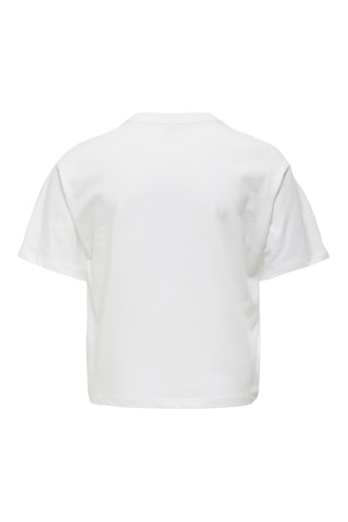 T-shirt em algodão biológico - Branco - Kids Only Girl