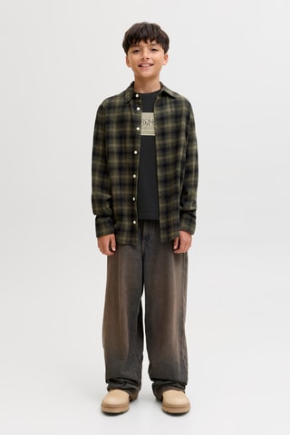 T-shirt em algodão biológico - Preto - Jack & Jones