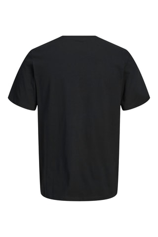 T-shirt em algodão biológico - Preto - Jack & Jones
