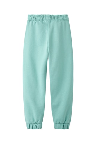 Calças em algodão biológico - Verde-água - Name It