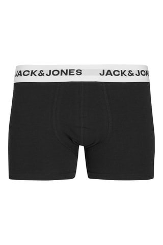 5 boxers em algodão biológico - Caqui, azul e cinzento - Jack & Jones