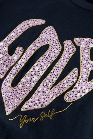 T-shirt em algodão biológico - Azul-marinho - Name It