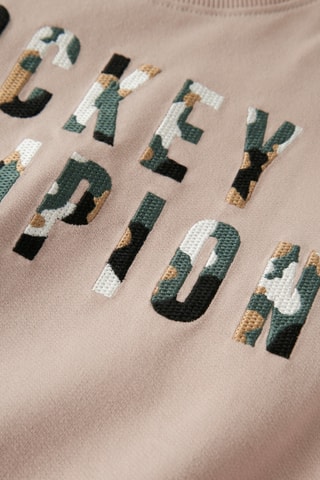 Sweat em algodão biológico - Bege - Name It