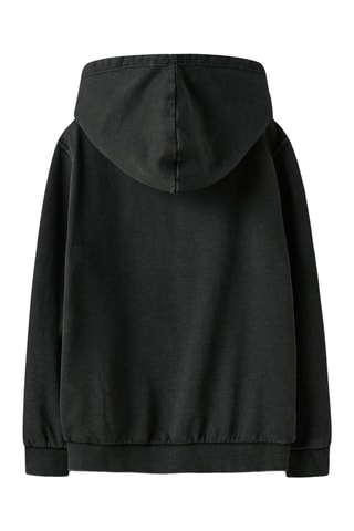 Sweat em algodão biológico - Preto - Name It