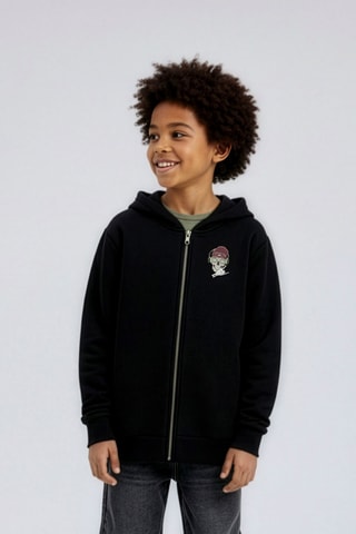 Sweat em algodão biológico - Preto - Name It