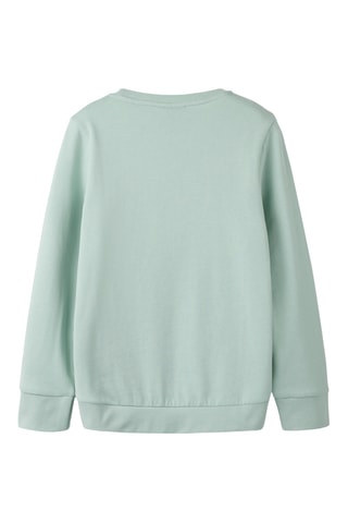 Sweat em algodão biológico - Verde - Name It