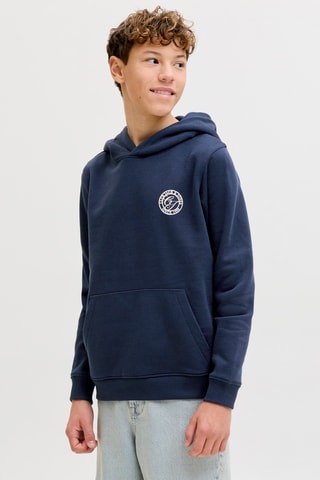 Sweat em algodão biológico - Azul-marinho - Jack & Jones