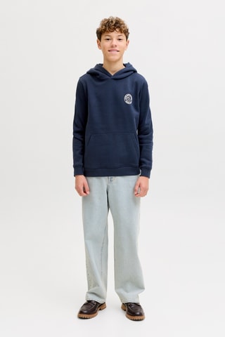 Sweat em algodão biológico - Azul-marinho - Jack & Jones