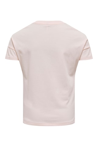 T-shirt em algodão biológico - Rosa-pálido - Kids Only Girl