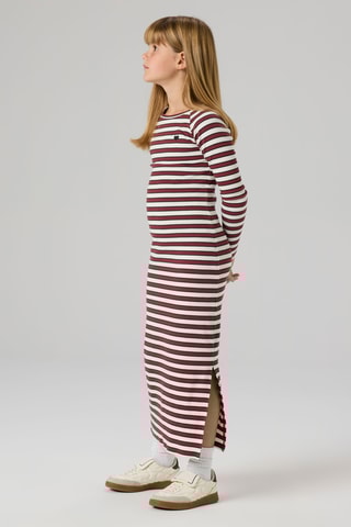 Vestido em algodão biológico - Bordô - Name It