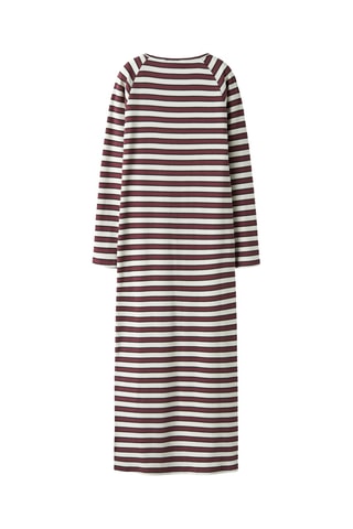 Vestido em algodão biológico - Bordô - Name It