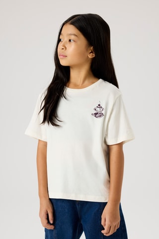 T-shirt em algodão biológico - Branco - Name It