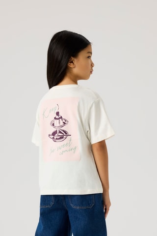 T-shirt em algodão biológico - Branco - Name It