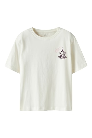 T-shirt em algodão biológico - Branco - Name It