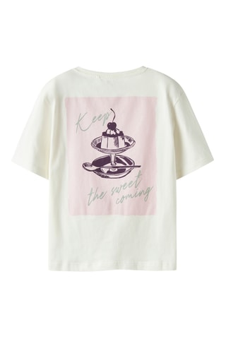 T-shirt em algodão biológico - Branco - Name It