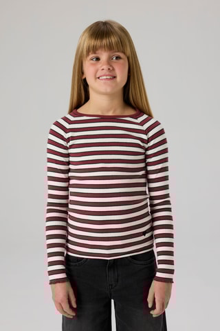 T-shirt em algodão biológico - Bordô - Name It