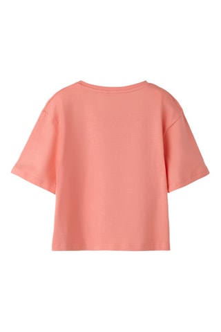 T-shirt em algodão biológico - Rosa - Name It