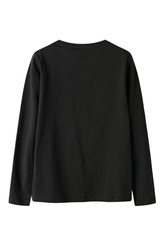 T-shirt em algodão biológico - Preto - Name It