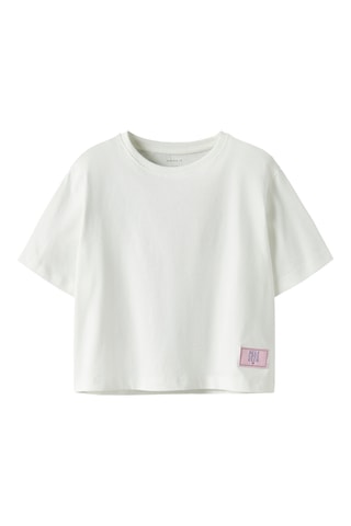 T-shirt em algodão biológico - Branco - Name It