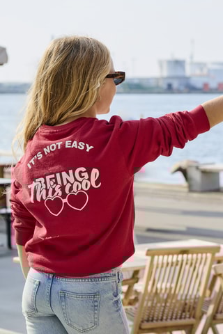 Sweat - Vermelho - Kids Only Girl