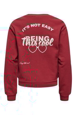Sweat - Vermelho - Kids Only Girl