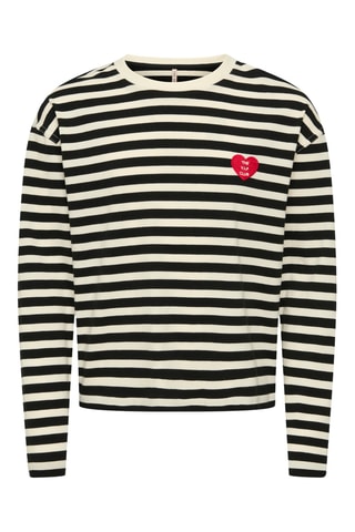 T-shirt - Preto - Kids Only Girl