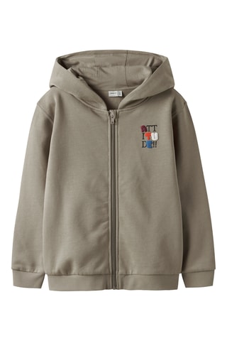 Sweat em algodão biológico - Caqui - Name It