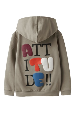 Sweat em algodão biológico - Caqui - Name It