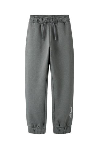 Calças de treino em algodão biológico - Cinzento - Name It