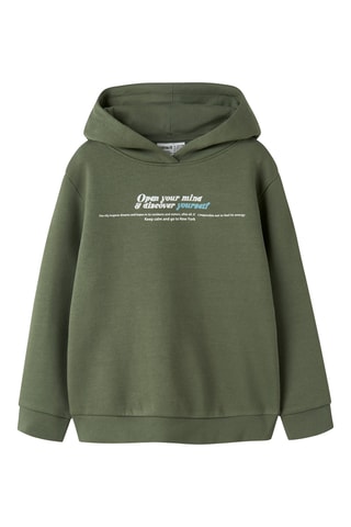 Sweat em algodão biológico - Caqui - Name It