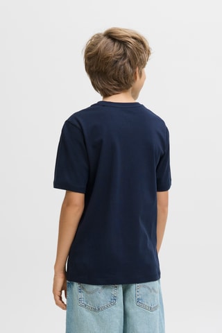 T-shirt em algodão biológico - Azul-marinho - Jack & Jones