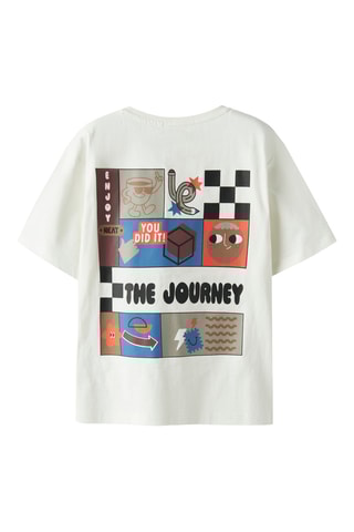 T-shirt em algodão biológico - Branco - Name It