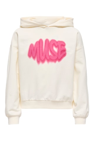 Sweat em algodão biológico - Branco - Kids Only Girl