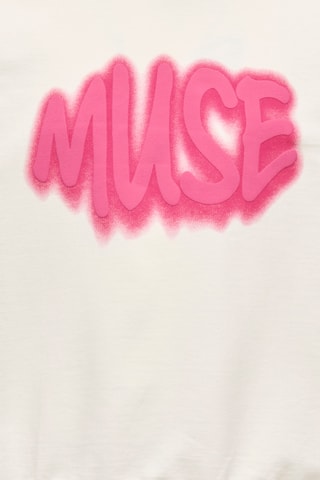 Sweat em algodão biológico - Branco - Kids Only Girl