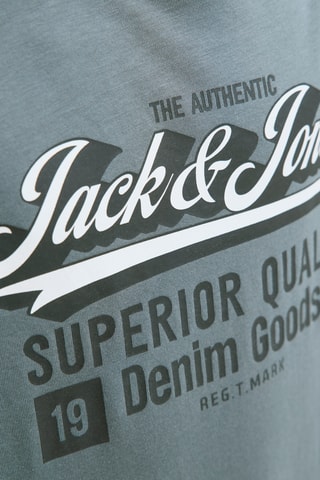 T-shirt em algodão biológico - Verde - Jack & Jones