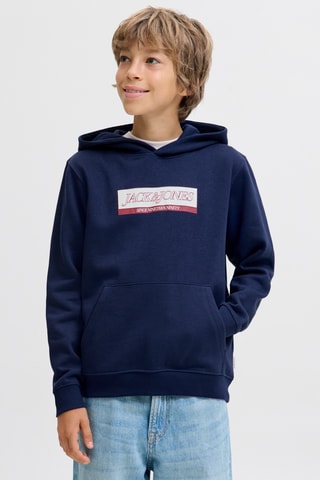 Sweat em algodão biológico - Azul-marinho - Jack & Jones