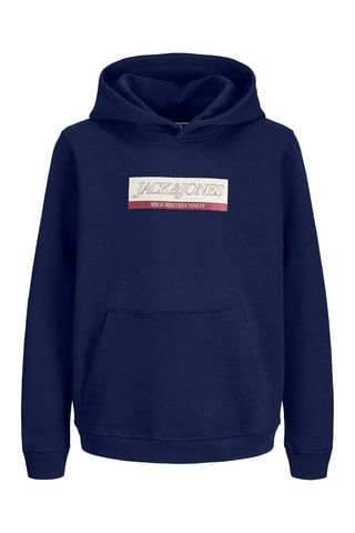 Sweat em algodão biológico - Azul-marinho - Jack & Jones