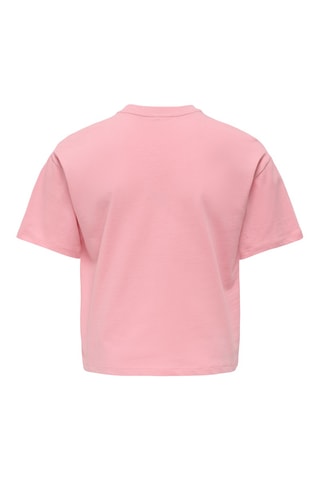 T-shirt em algodão biológico - Rosa - Kids Only Girl