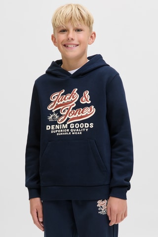 Sweat em algodão biológico - Azul-marinho - Jack & Jones