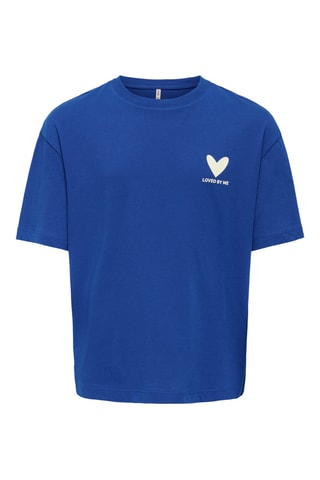 T-shirt - Azul-cobalto - Kids Only Girl