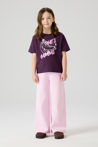 T-shirt em algodão biológico - Violeta - Name It