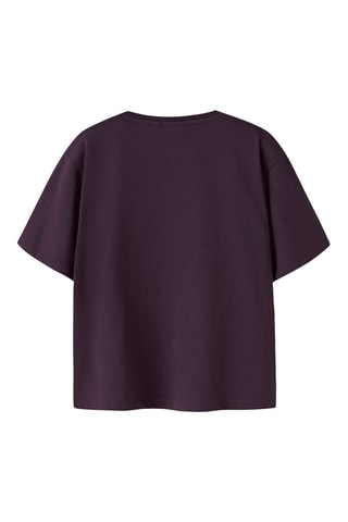 T-shirt em algodão biológico - Violeta - Name It