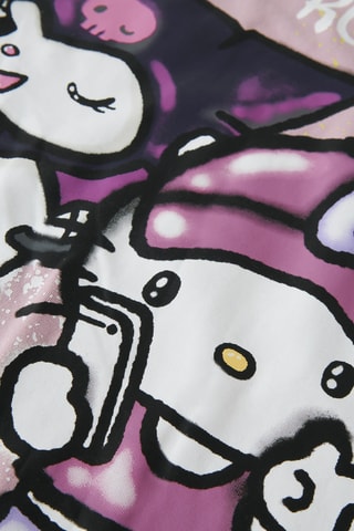 T-shirt em algodão biológico Hello Kitty - Rosa - Name It