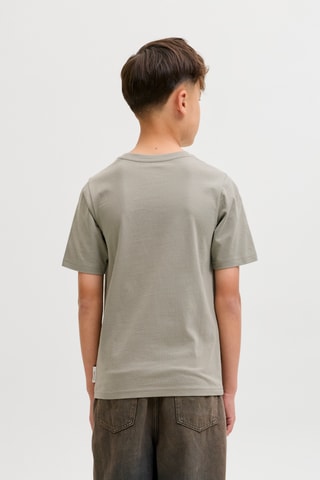 T-shirt em algodão biológico - Caqui - Jack & Jones
