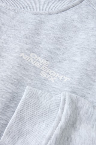 Sweat em algodão biológico - Cinzento-claro - Name It