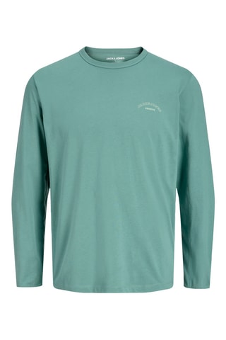 T-shirt em algodão biológico - Verde - Jack & Jones